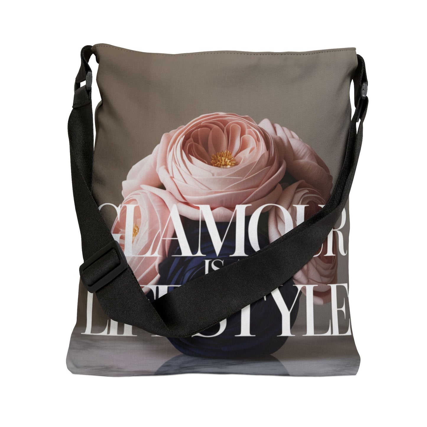 DUO MODERN “Glamour Is A Lifestyle” Adjustable Tote Bag - DUO Modern