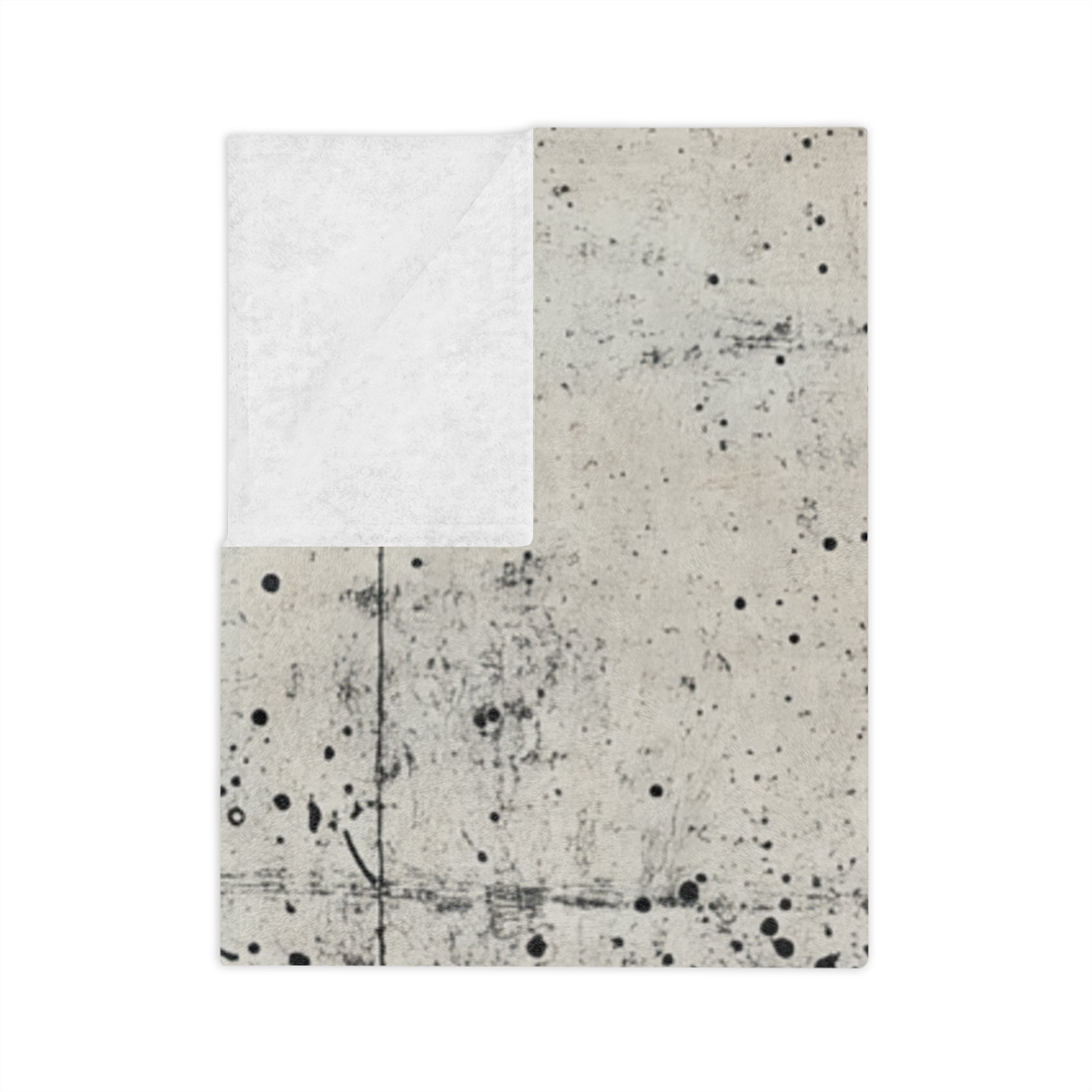 DUO MODERN "Noir Splash" Velveteen Microfiber Blanket - DUO Modern
