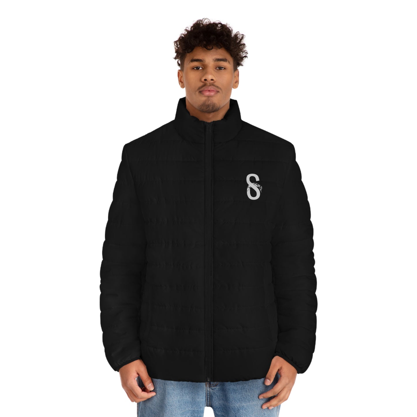 DUO MODERN Scorpion Athletics Men's Black Puffer Jacket - DUO Modern
