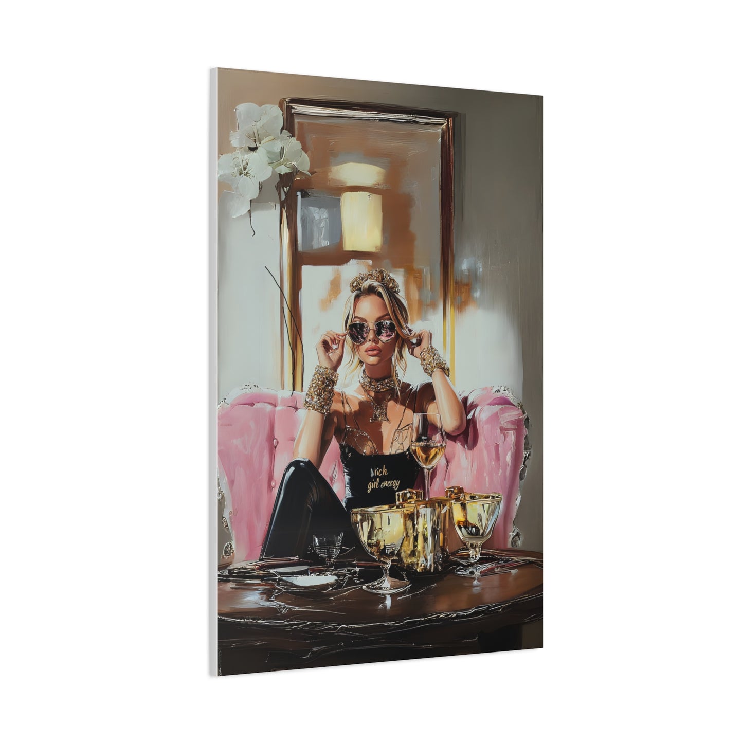 DUO MODERN "Rich Girl Energy" Matte Canvas