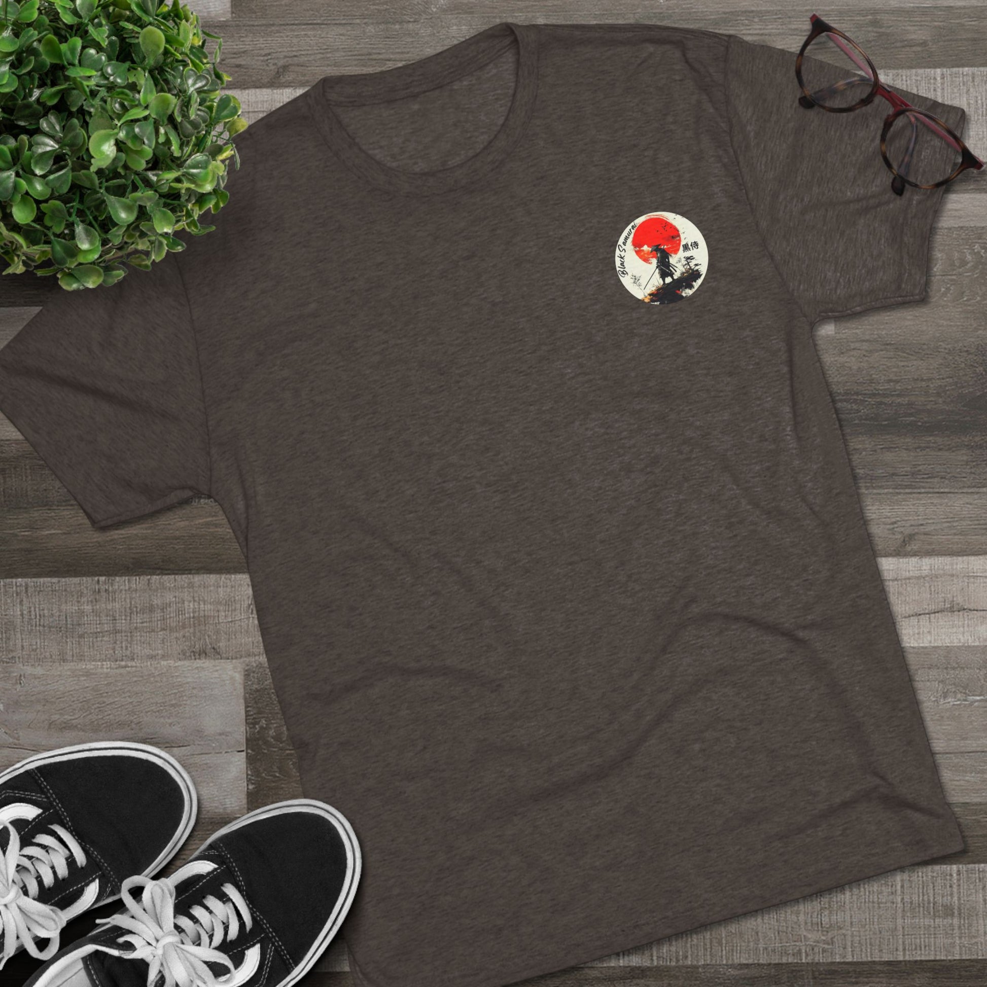 DUO MODERN "Black Samurai - Enemy" Unisex Tri-Blend Crew Tee