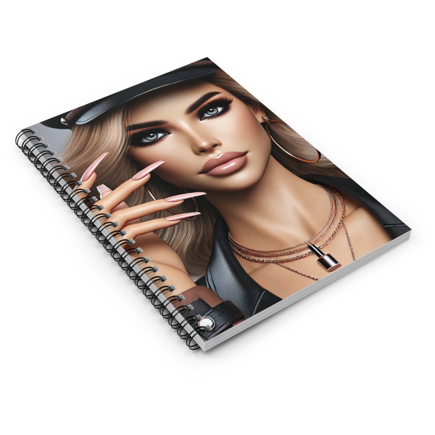 DUO MODERN "Lena Noir" Spiral Notebook – For the Edgy & Chic - DUO Modern
