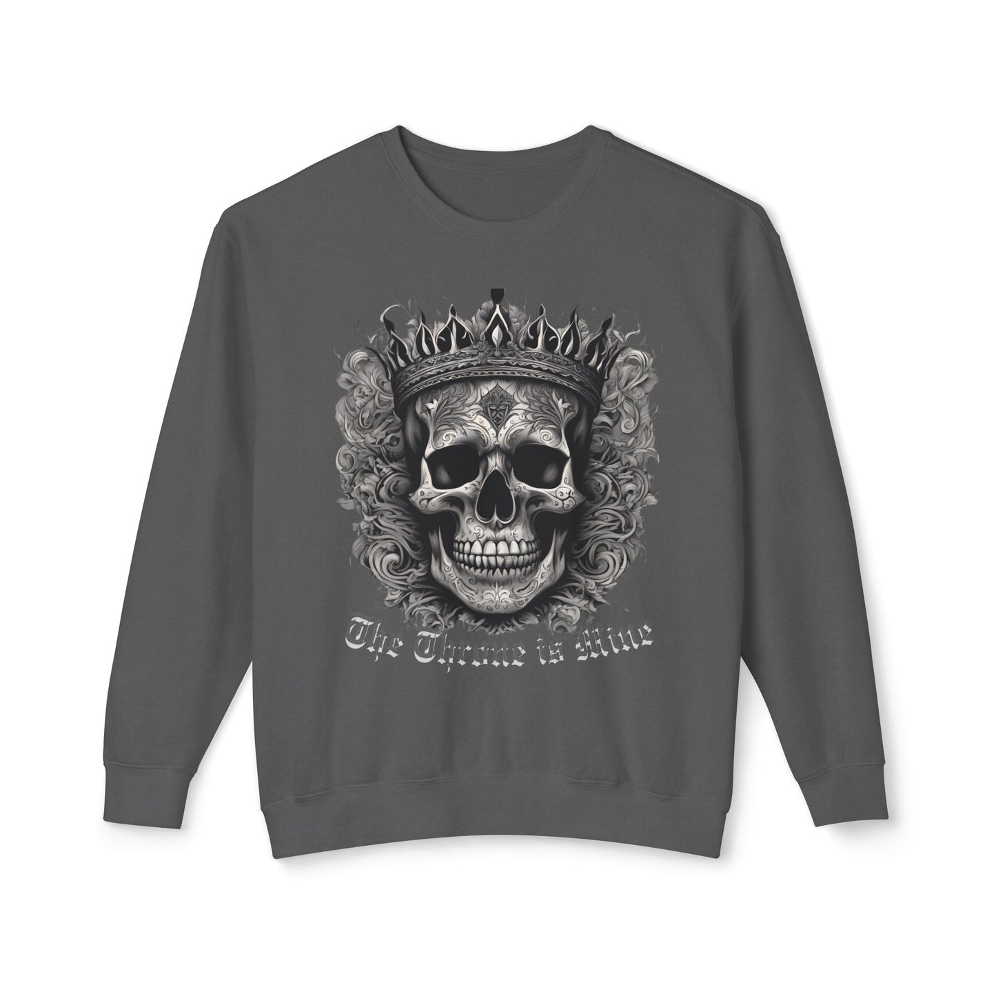 DUO MODERN "The Throne Is Mine" Shadowbones Lightweight Crewneck Sweatshirt - DUO Modern