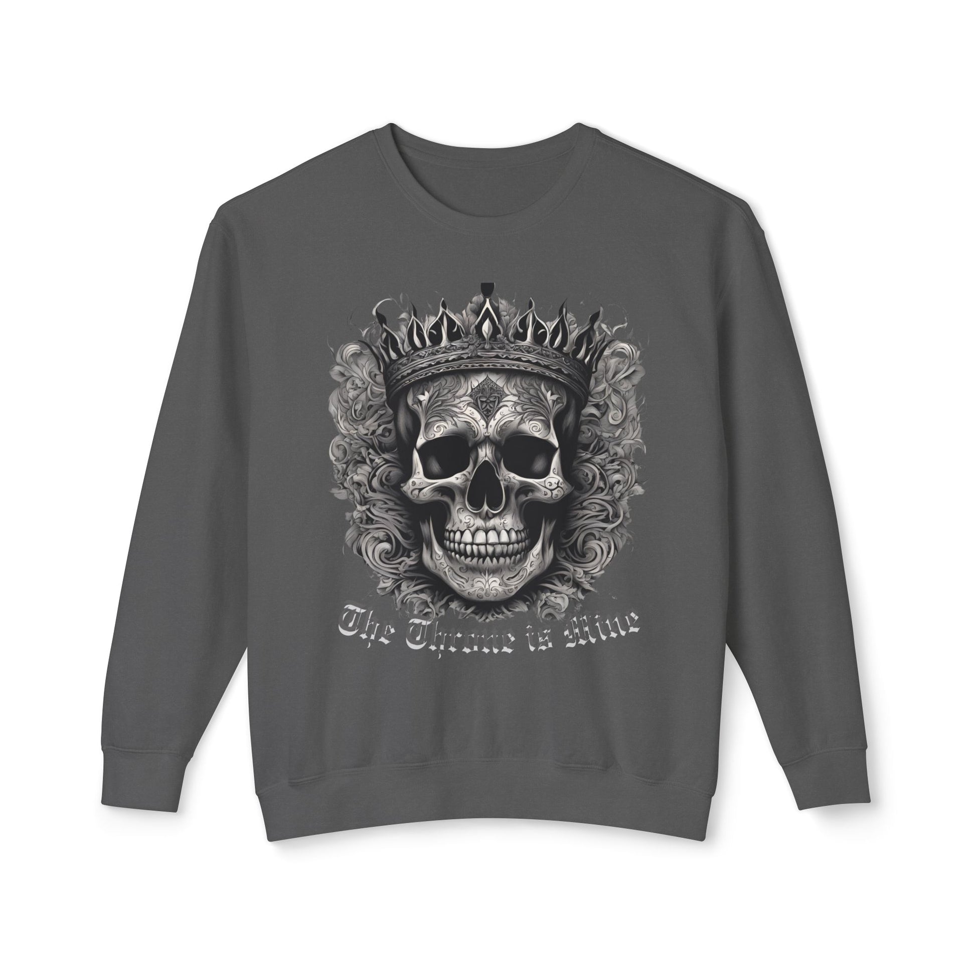 DUO MODERN "The Throne Is Mine" Shadowbones Lightweight Crewneck Sweatshirt - DUO Modern