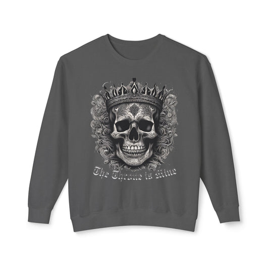 DUO MODERN "The Throne Is Mine" Shadowbones Lightweight Crewneck Sweatshirt - DUO Modern