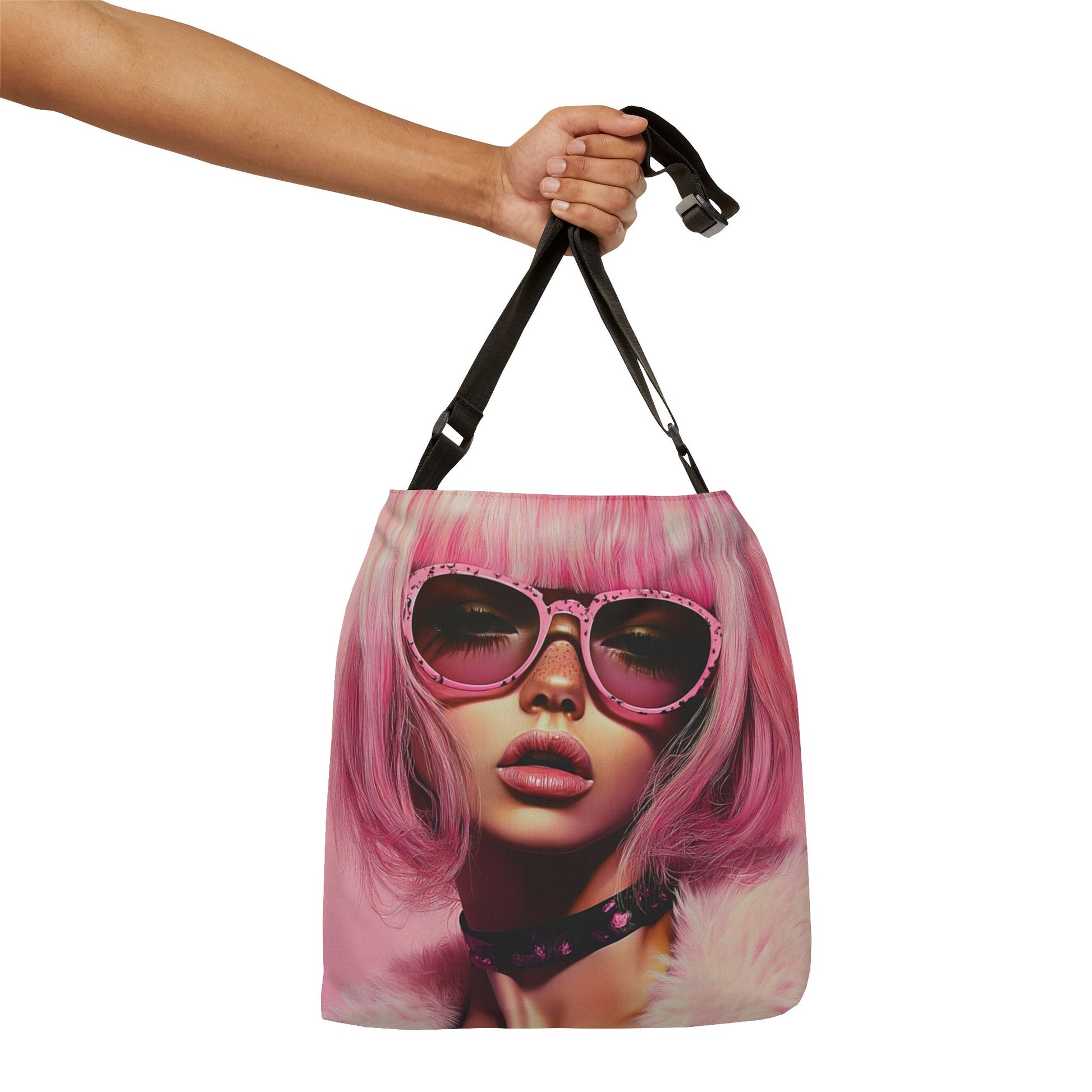 DUO MODERN "Punk Pink Luxe" Adjustable Tote Bag - DUO Modern