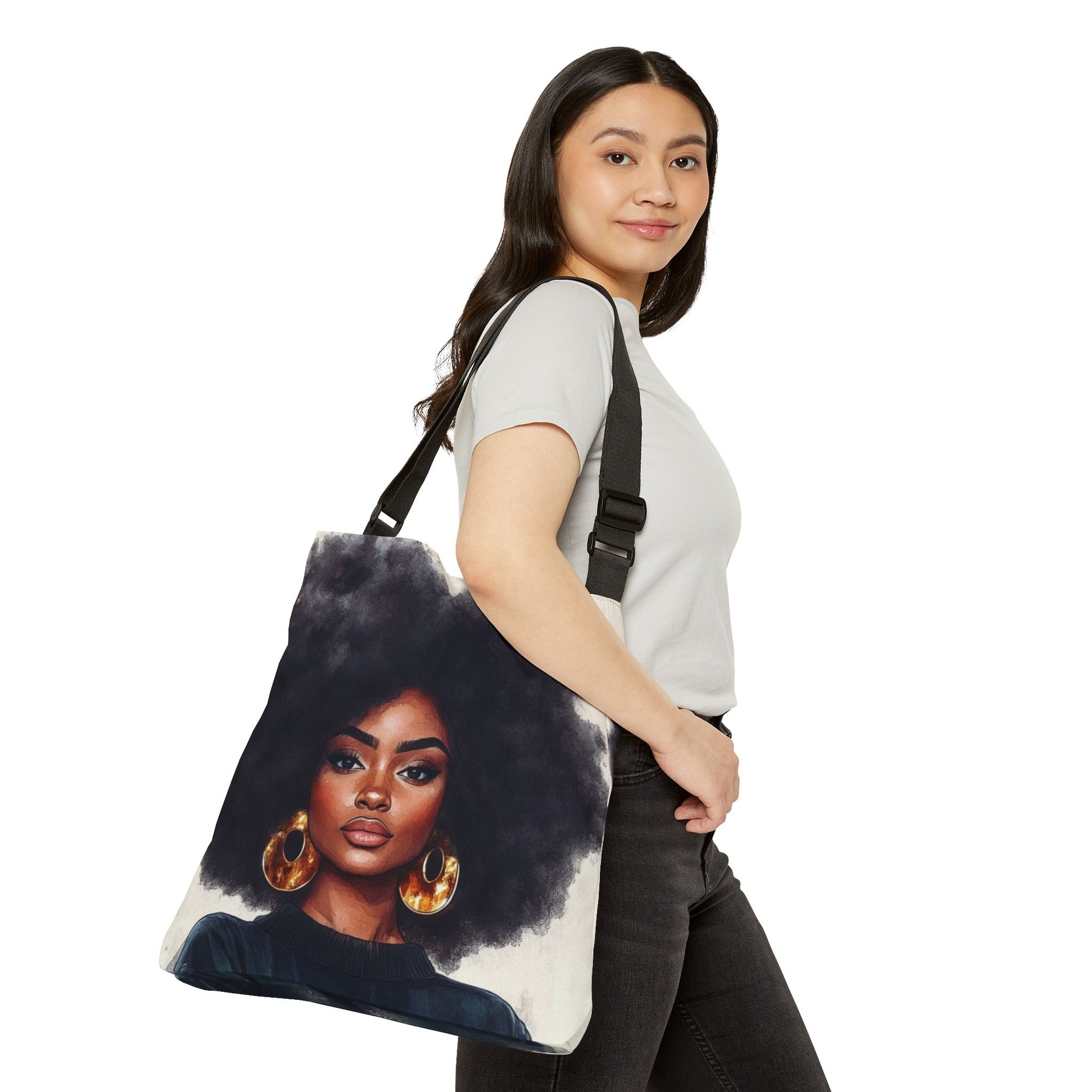 DUO MODERN "Afro Majesty" Adjustable Tote Bag - DUO Modern