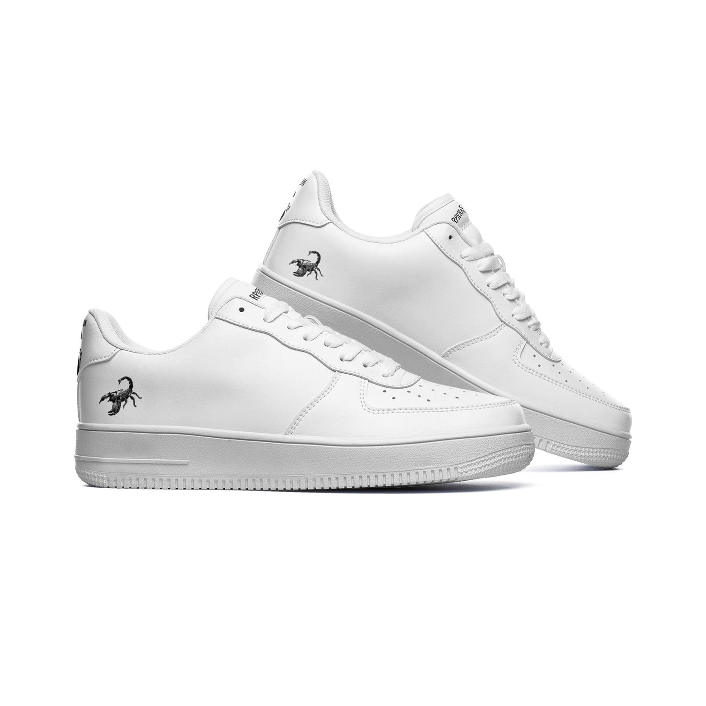 "Scorpion Athletics" Unisex Low Top Leather Sneakers