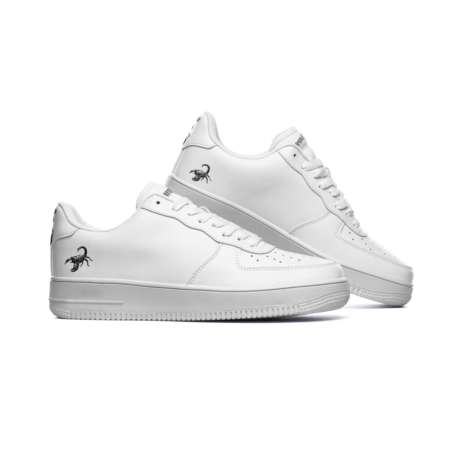 "Scorpion Athletics" Unisex Low Top Leather Sneakers