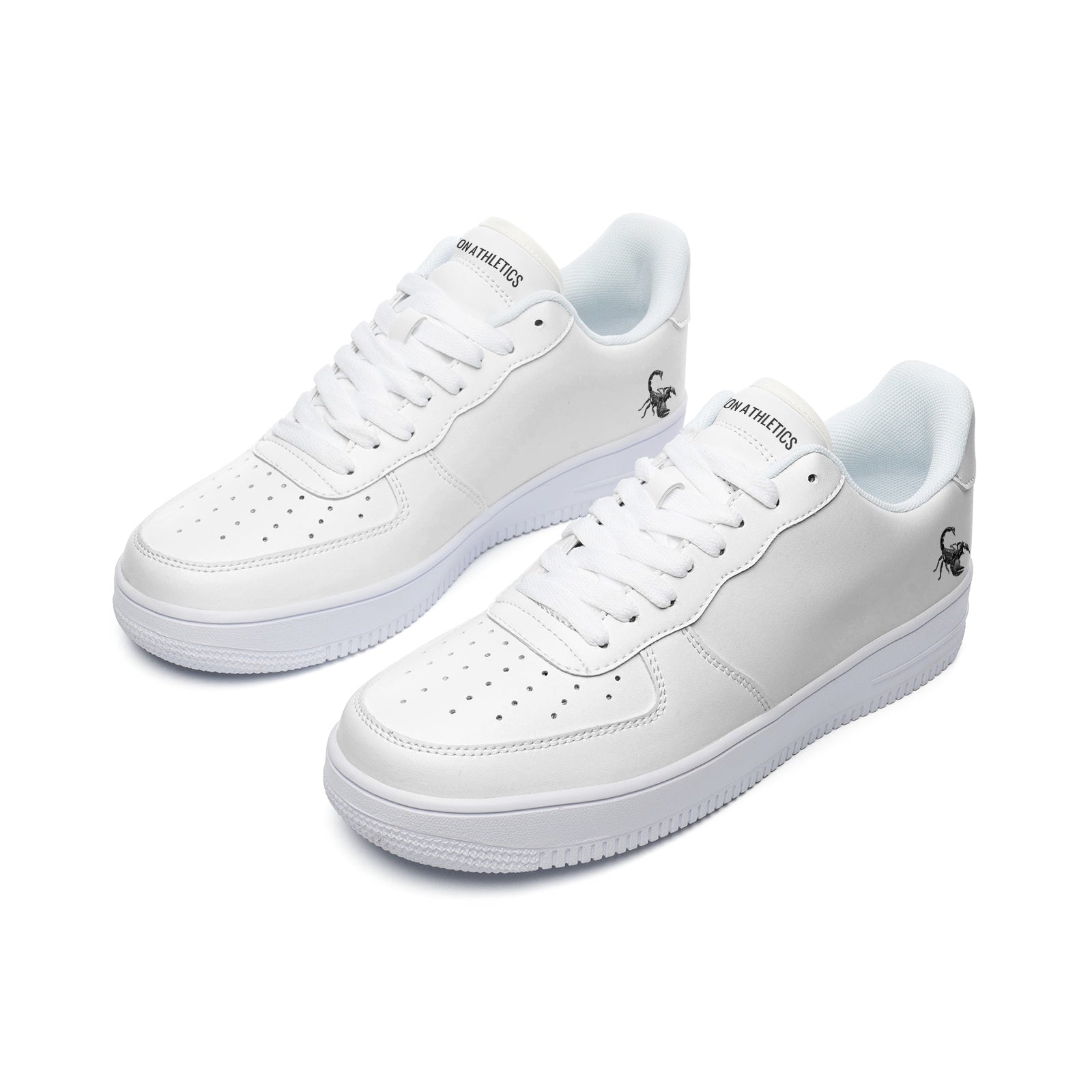 "Scorpion Athletics" Unisex Low Top Leather Sneakers