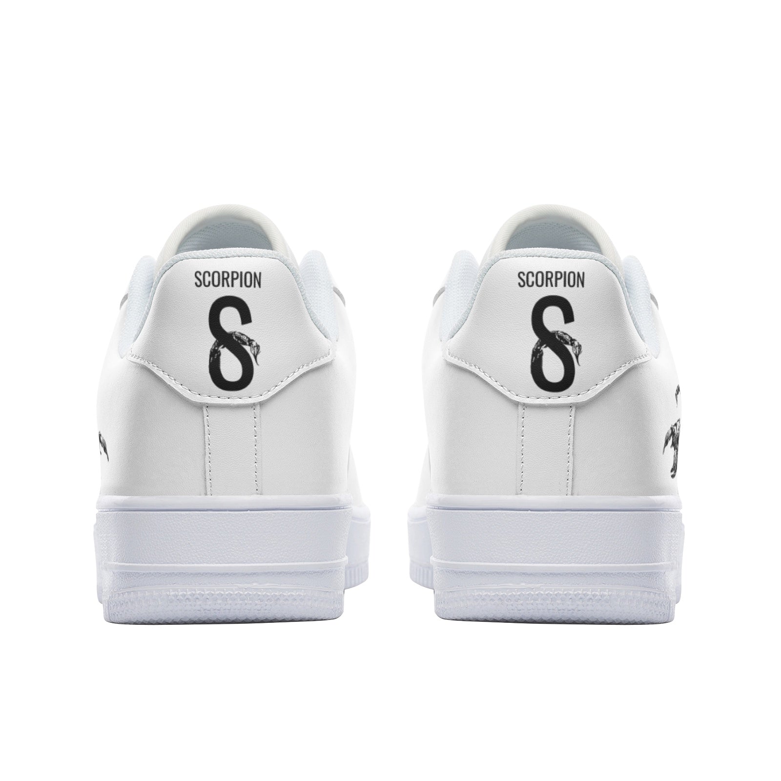 "Scorpion Athletics" Unisex Low Top Leather Sneakers