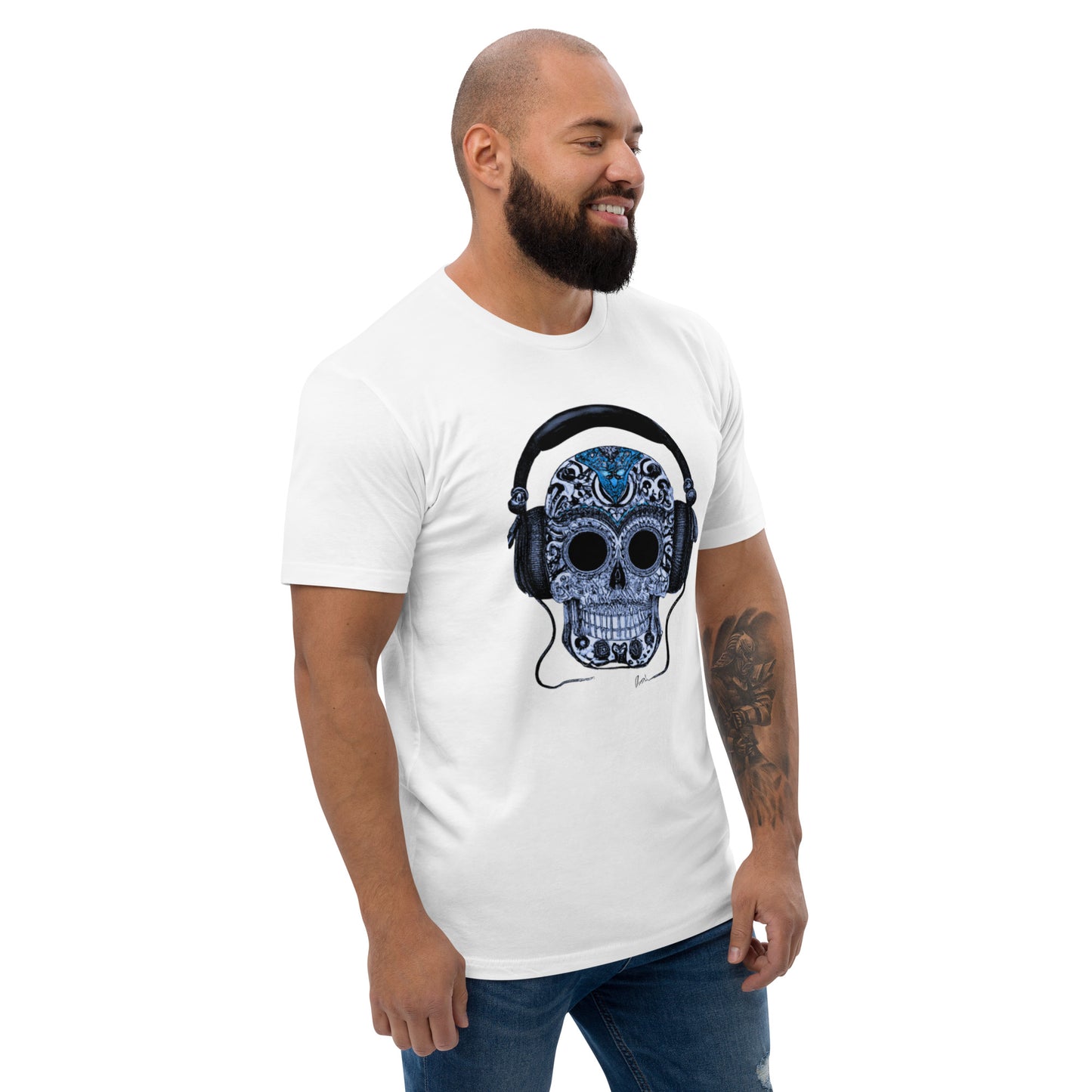 "Shadowbones Headphones T-shirt - DUO Modern