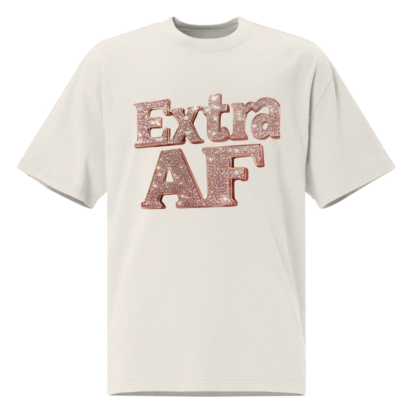 DUO MODERN "Extra AF" Oversized Faded T-shirt