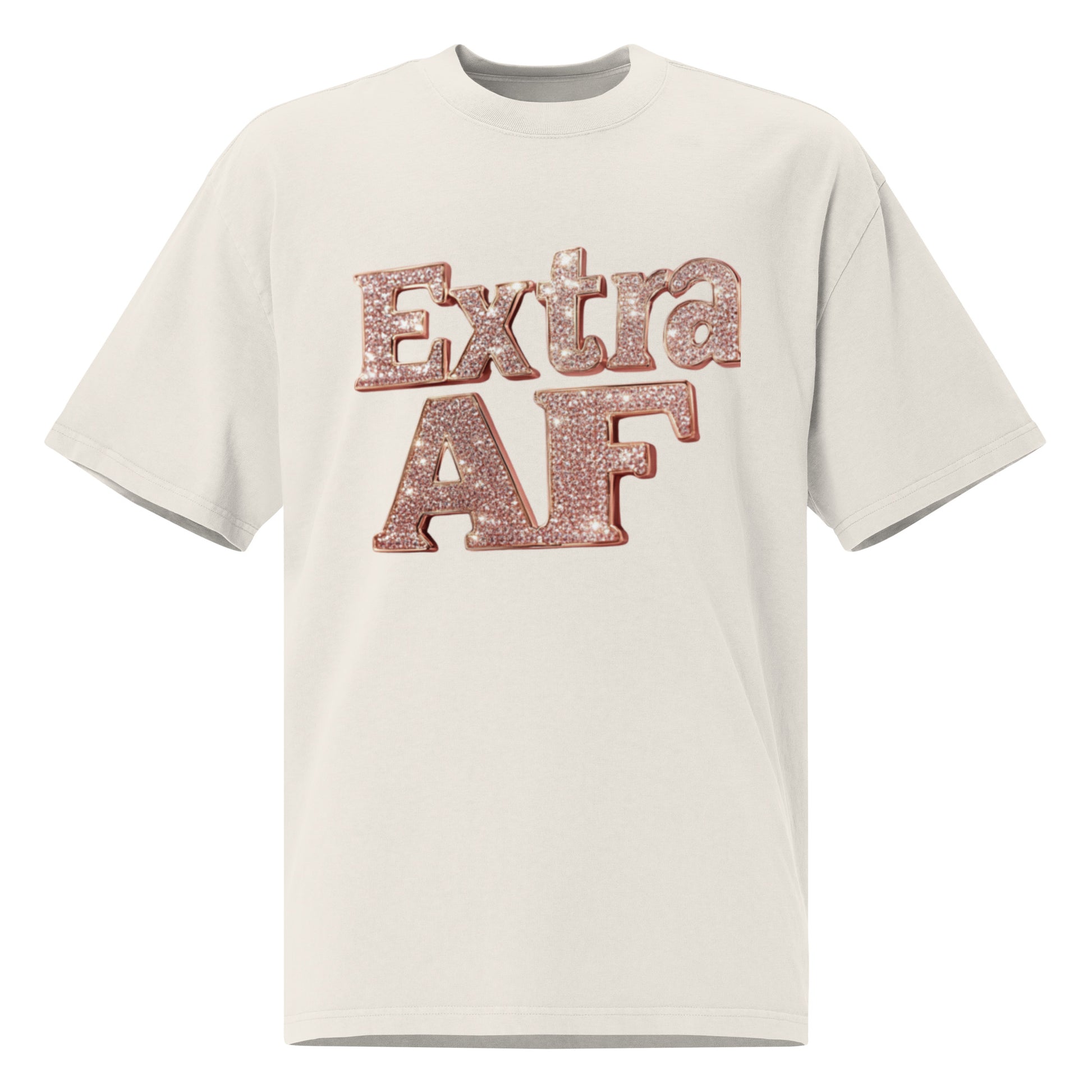 DUO MODERN "Extra AF" Oversized Faded T-shirt