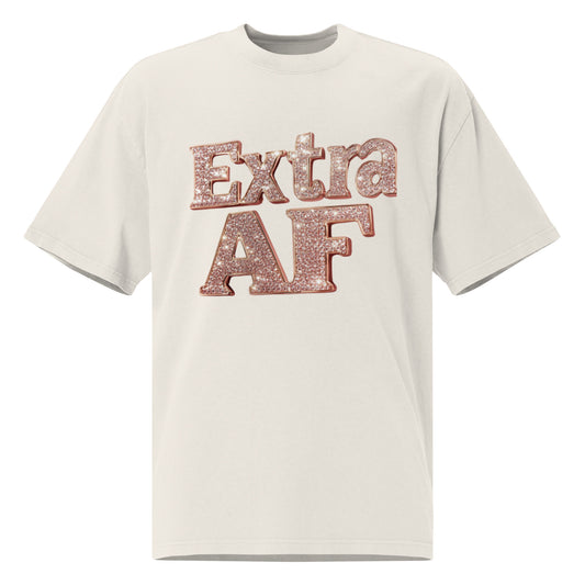DUO MODERN "Extra AF" Oversized Faded T-shirt