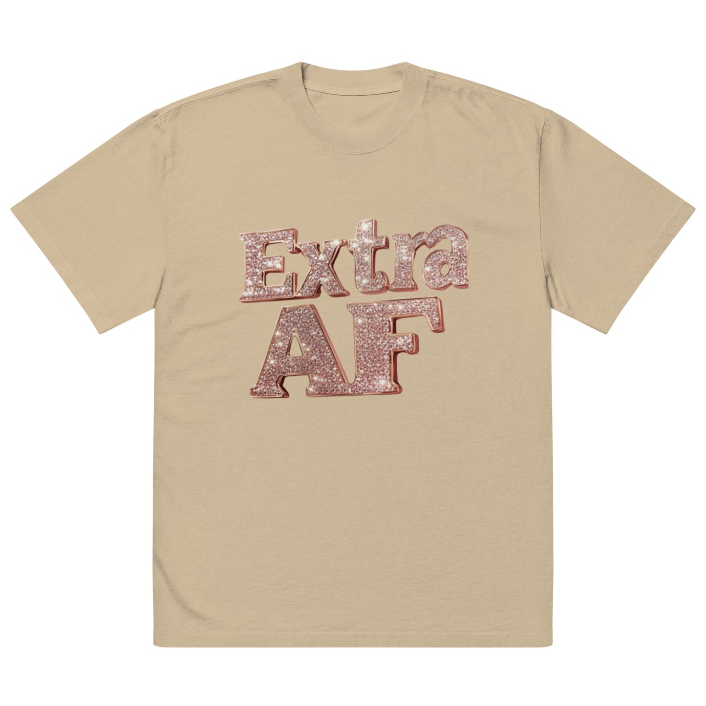 DUO MODERN "Extra AF" Oversized Faded T-shirt