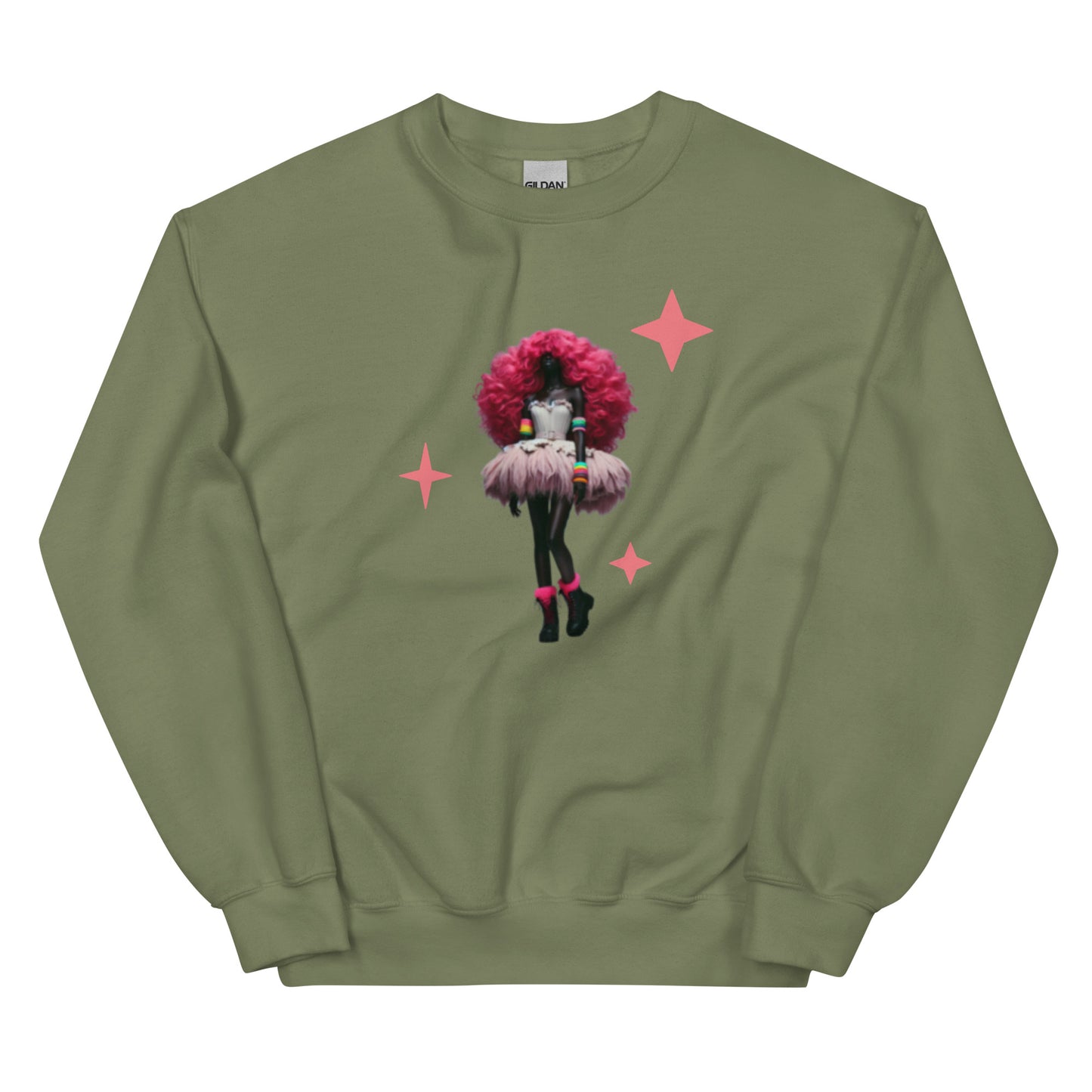 DUO MODERN “Modern Valley Girl” Unisex Sweatshirt, 80's Fashion Clothing