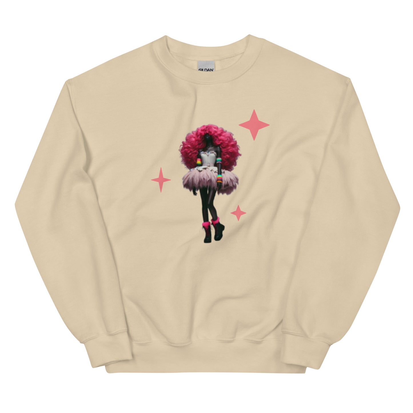 DUO MODERN “Modern Valley Girl” Unisex Sweatshirt, 80's Fashion Clothing