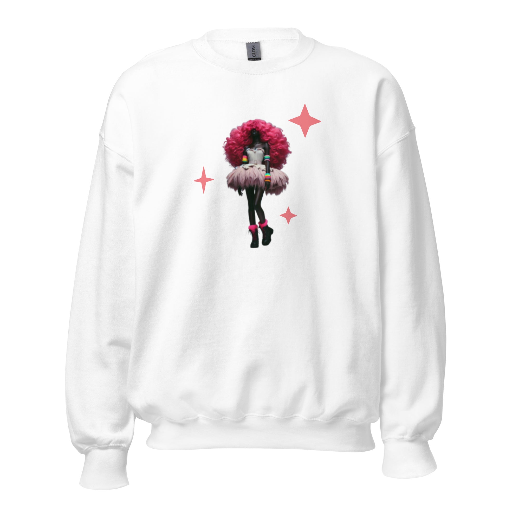 DUO MODERN “Modern Valley Girl” Unisex Sweatshirt, 80's Fashion Clothing