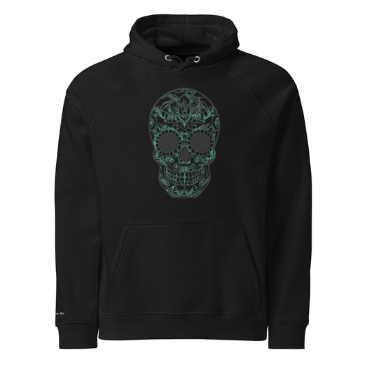 "Shadowbones" Unisex Eco Raglan Hoodie - DUO Modern