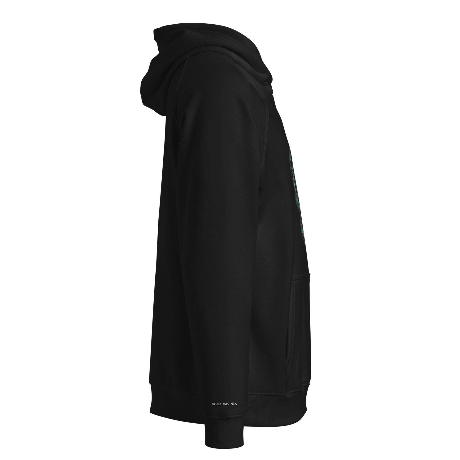 "Shadowbones" Unisex Eco Raglan Hoodie - DUO Modern