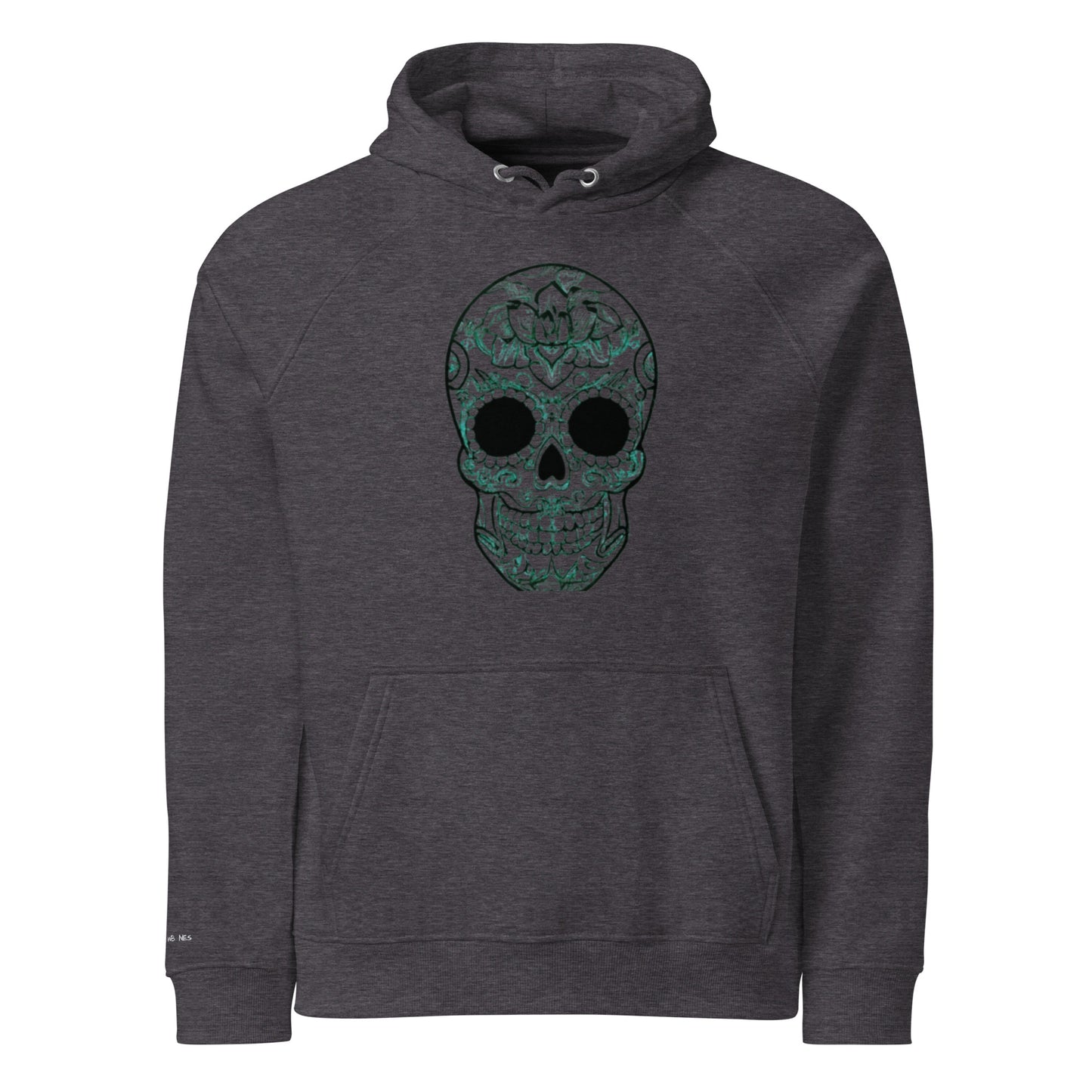 "Shadowbones" Unisex Eco Raglan Hoodie - DUO Modern