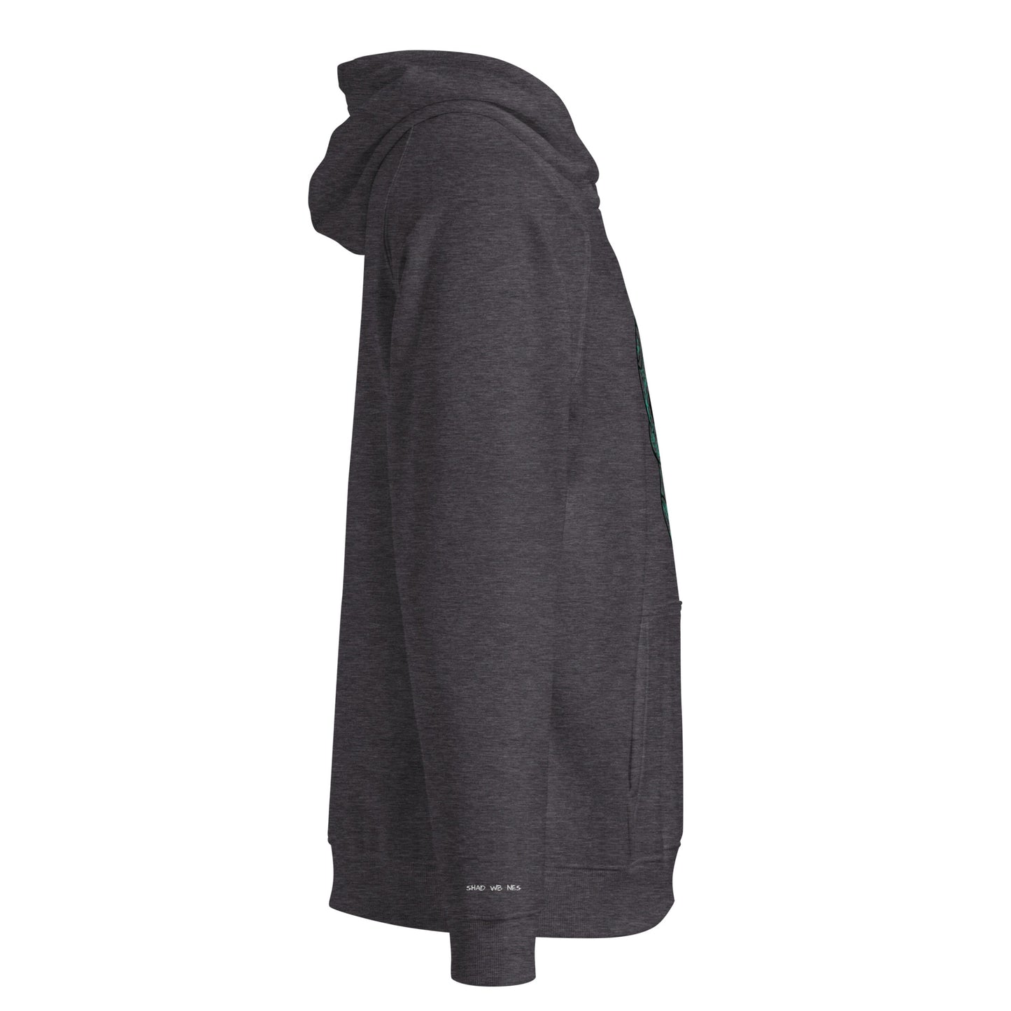 "Shadowbones" Unisex Eco Raglan Hoodie - DUO Modern