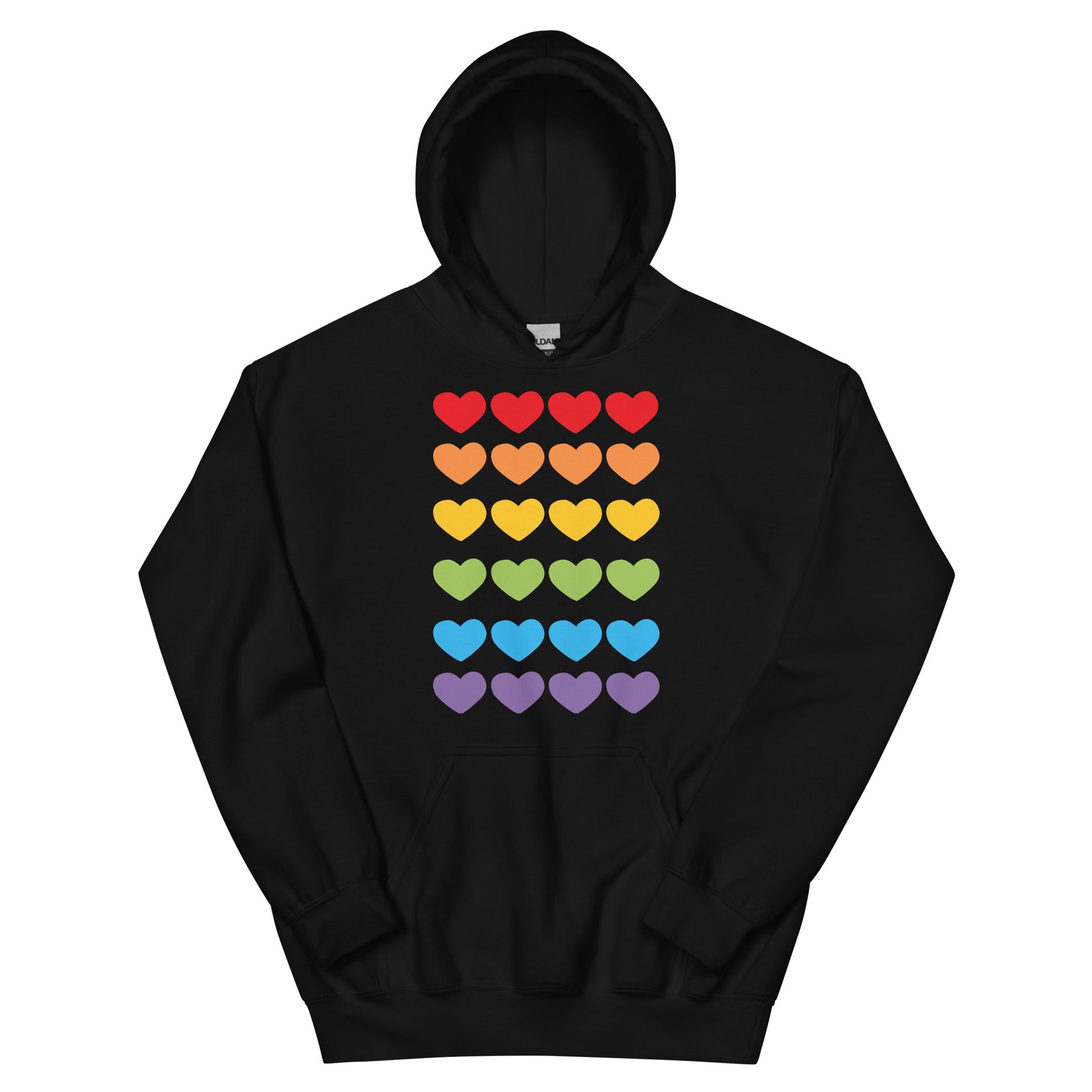 DUO MODERN "LGBTQ Pride Heart" Unisex Hoodie - DUO Modern