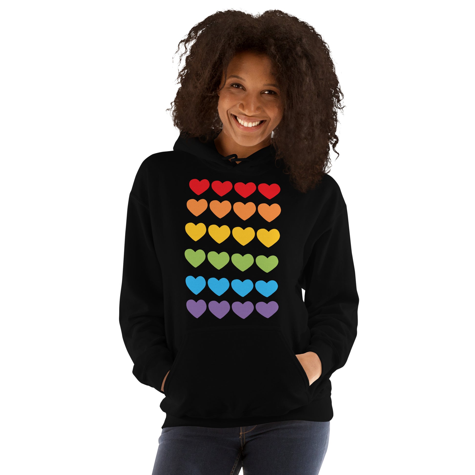 DUO MODERN "LGBTQ Pride Heart" Unisex Hoodie - DUO Modern
