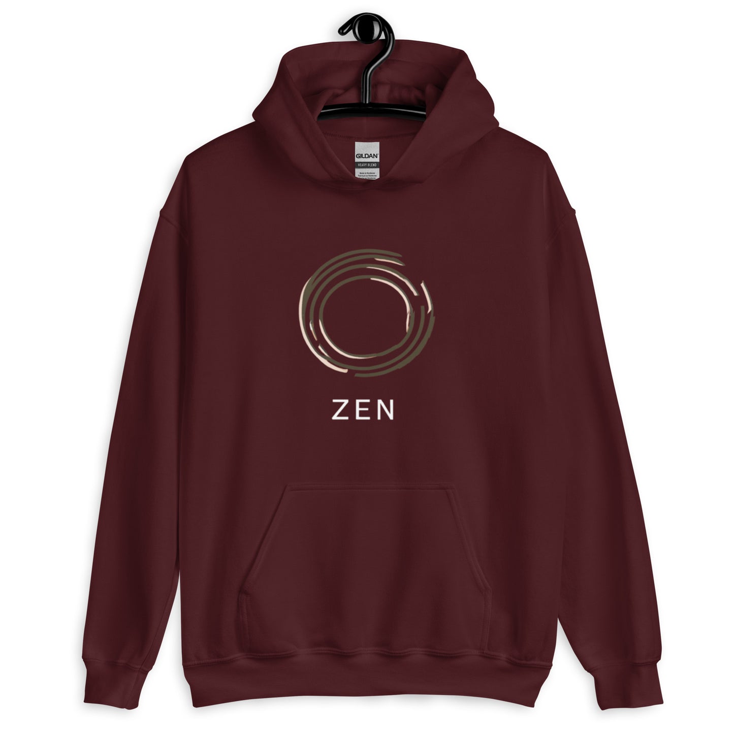 DUO MODERN Unisex Zen Circle Symbol, spiritual energy, and mindfulness hoodie, Zen Circle hoodie, spiritual hoodie, unisex Zen clothing,