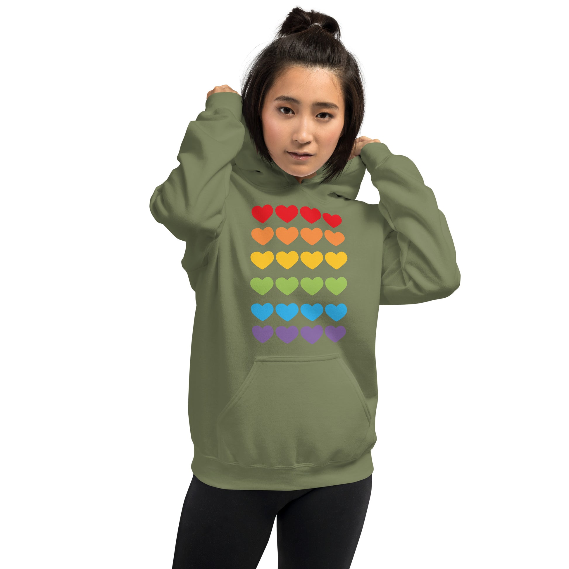 DUO MODERN "LGBTQ Pride Heart" Unisex Hoodie - DUO Modern