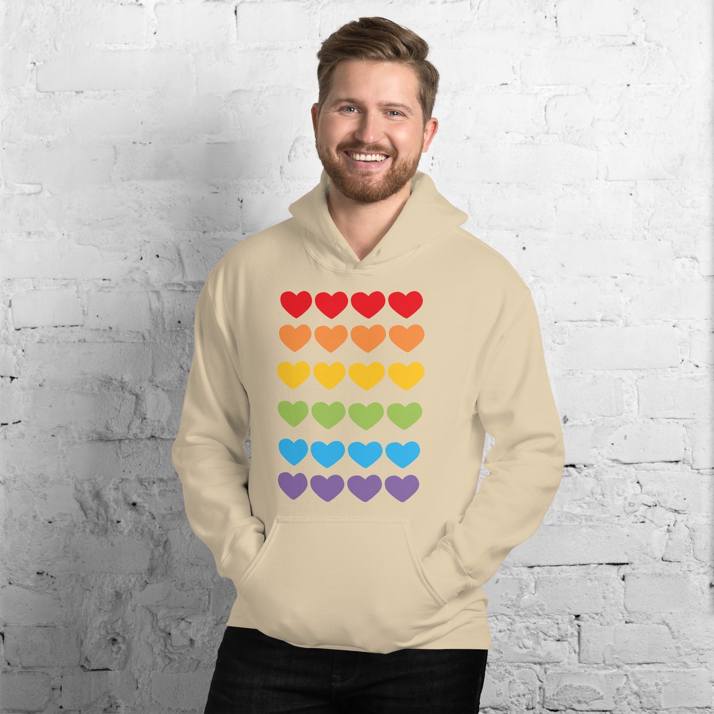 DUO MODERN "LGBTQ Pride Heart" Unisex Hoodie - DUO Modern