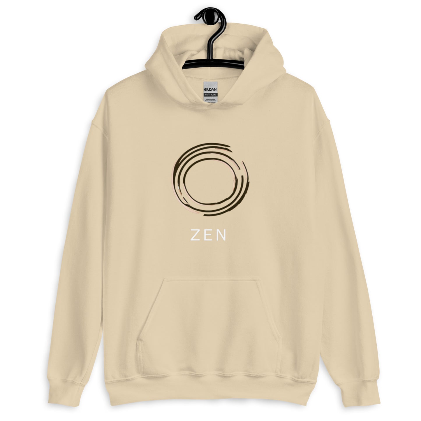 DUO MODERN Unisex Zen Circle Symbol, spiritual energy, and mindfulness hoodie,