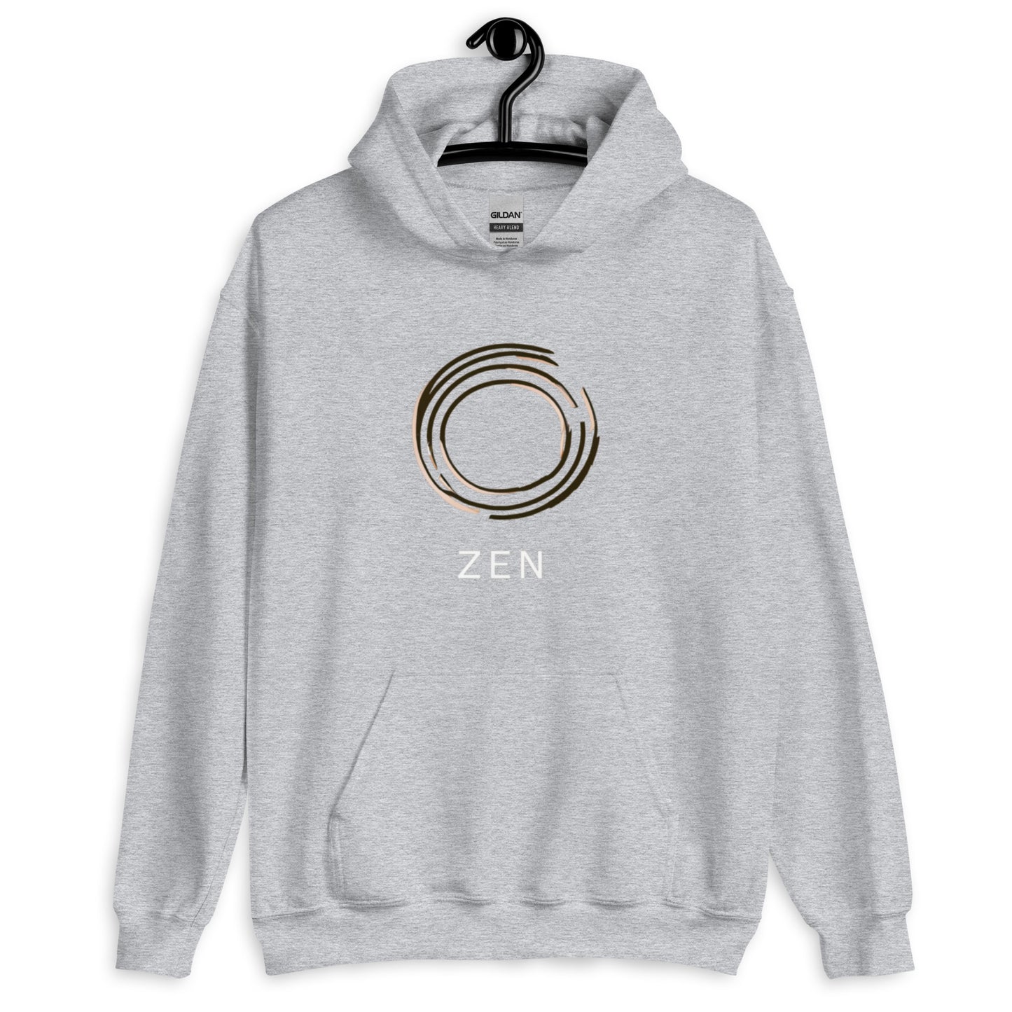 DUO MODERN Unisex Zen Circle Symbol, spiritual energy, and mindfulness hoodie, Zen Circle hoodie, spiritual hoodie, unisex Zen clothing,