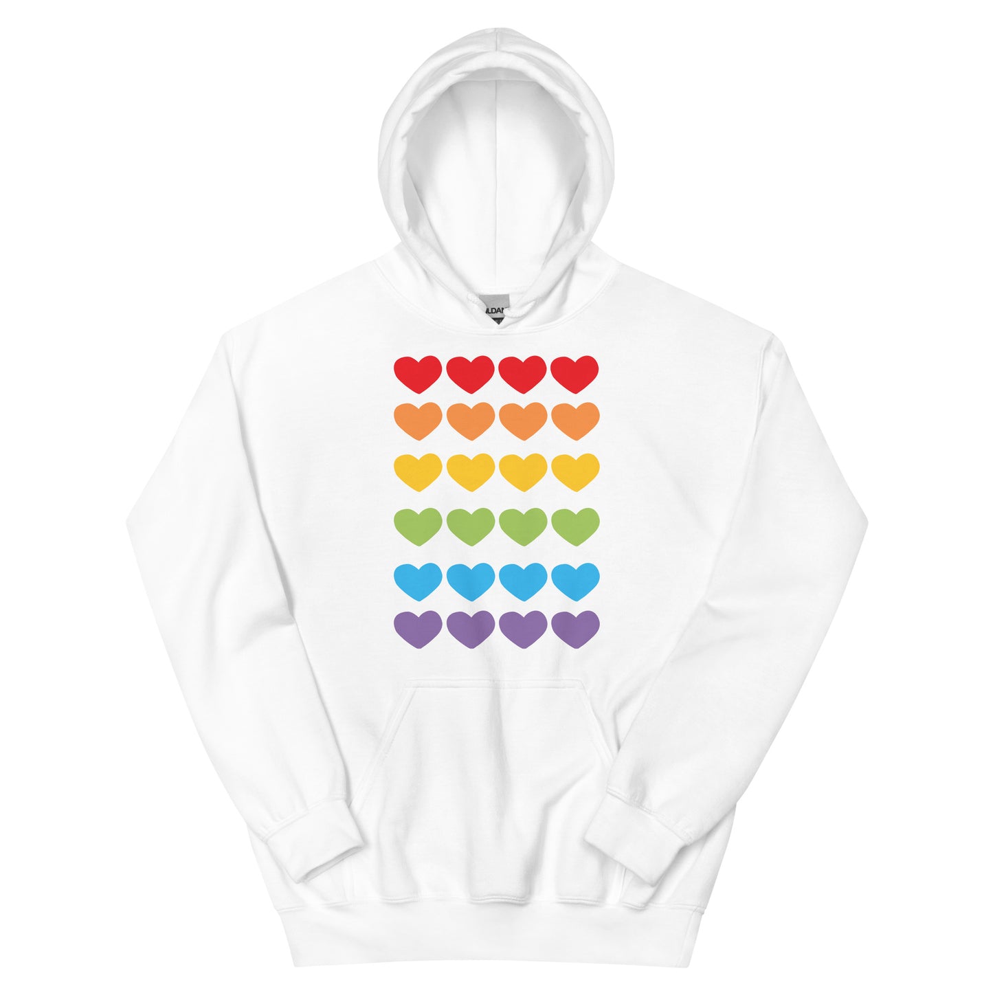 DUO MODERN "LGBTQ Pride Heart" Unisex Hoodie - DUO Modern