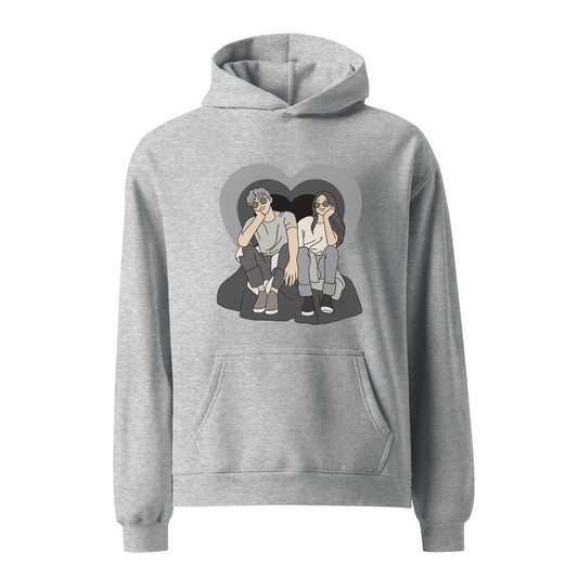 The Young Lovers Unisex Oversized Hoodie - DUO Modern