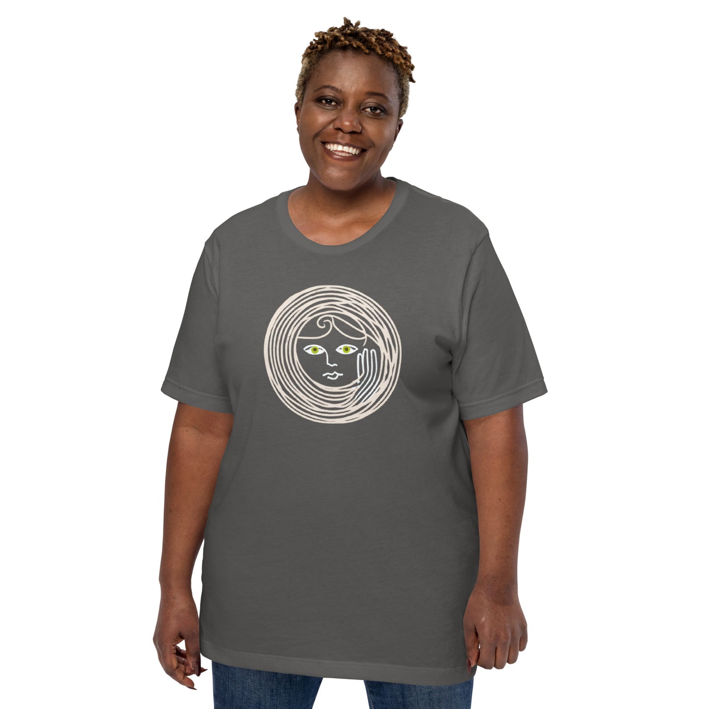 Spiral Face Unisex t-shirt - DUO Modern