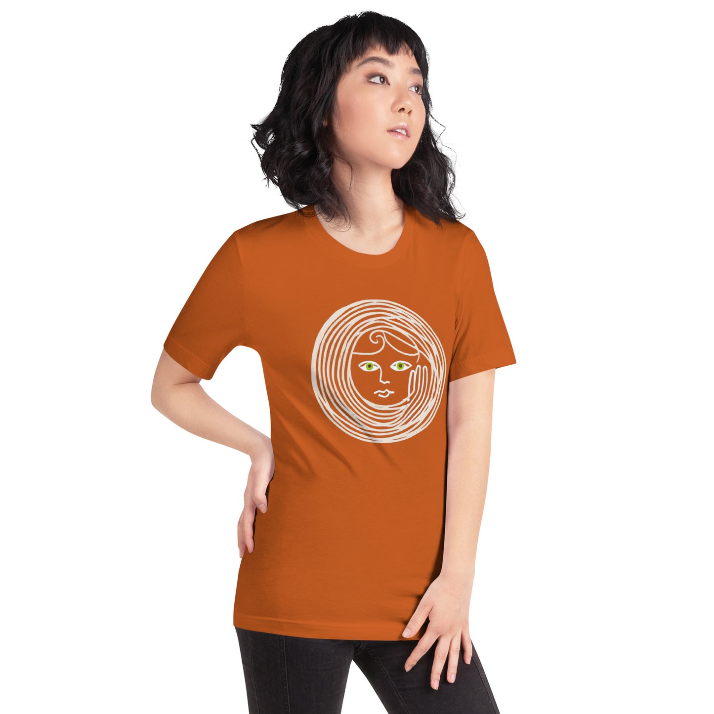 Spiral Face Unisex t-shirt - DUO Modern