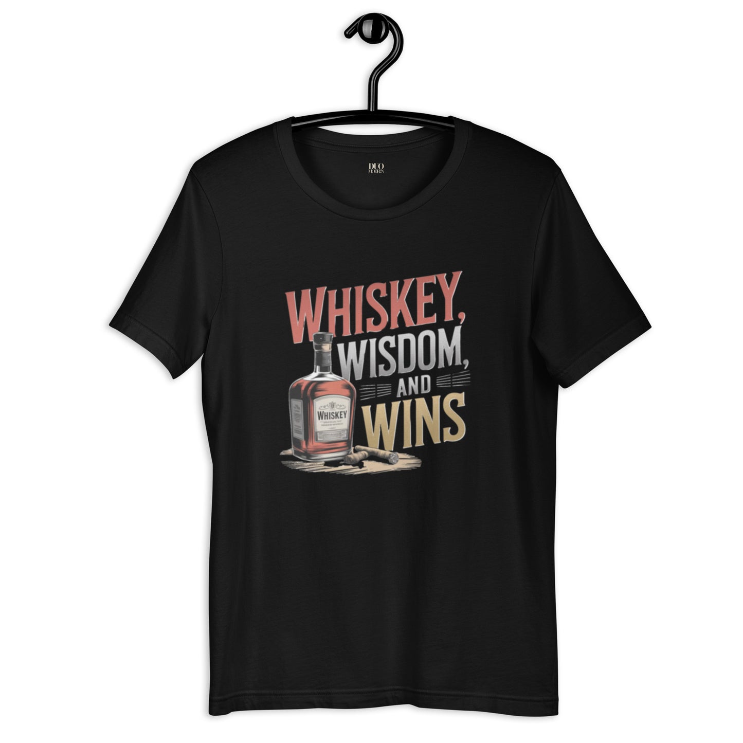 DUO MODERN "Whiskey, Wisdom, and Wins" Unisex T-shirt