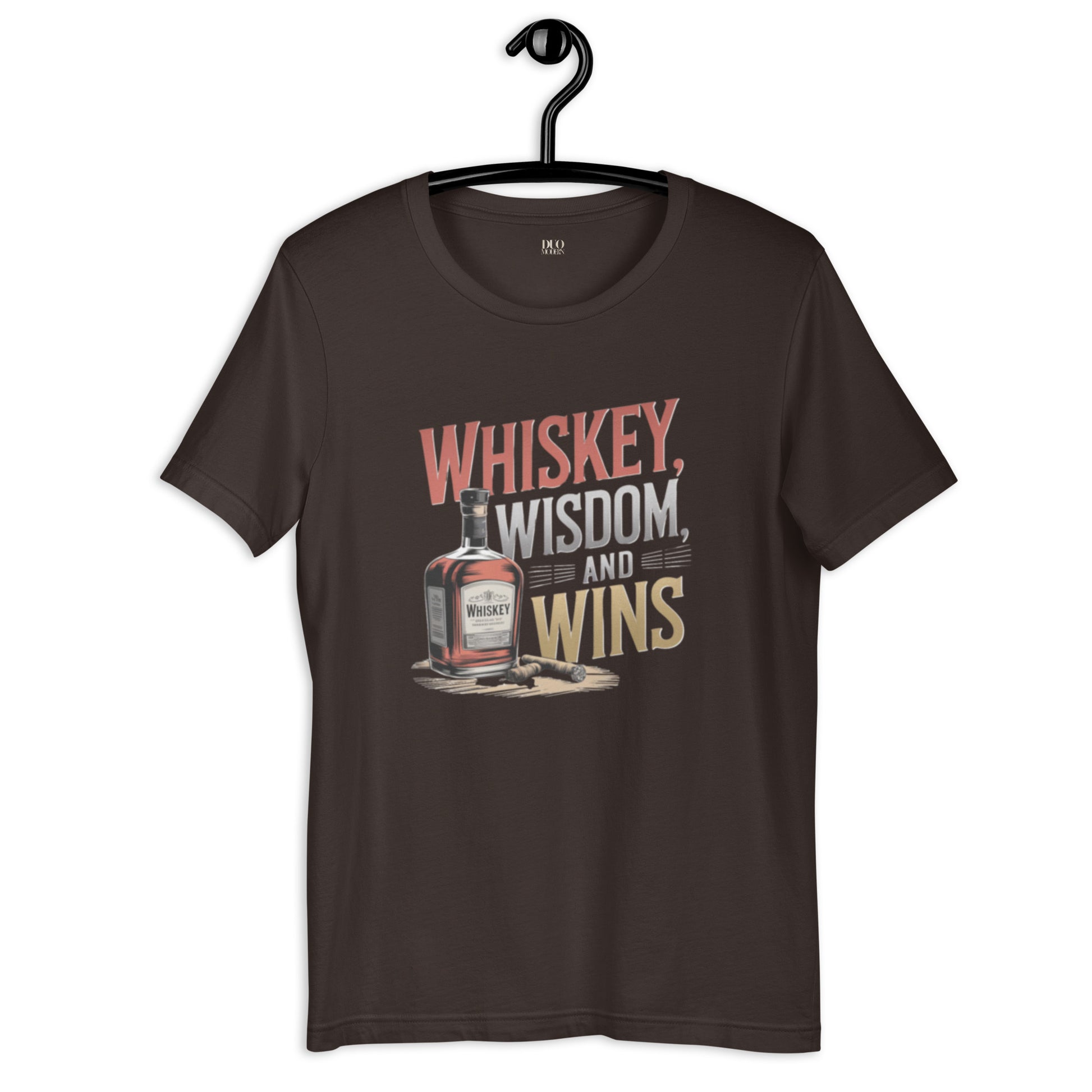 DUO MODERN "Whiskey, Wisdom, and Wins" Unisex T-shirt