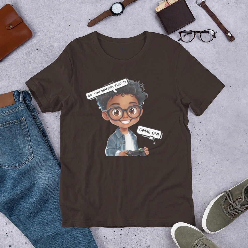 DUO MODERN "Little Gamer" Unisex T-Shirt for kids who love to play games