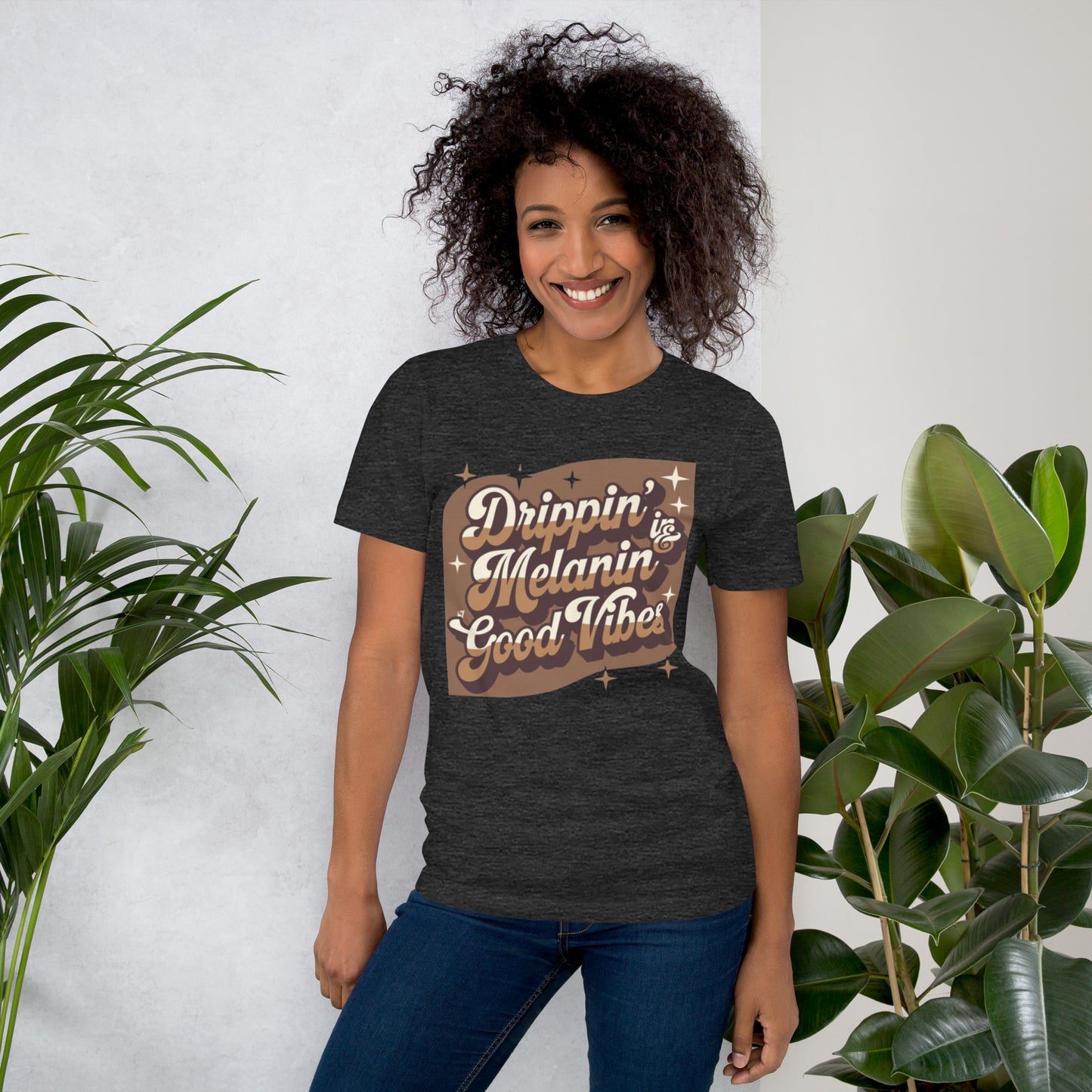 DUO MODERN "Drippin’ in Melanin & Good Vibes" Unisex T-Shirt