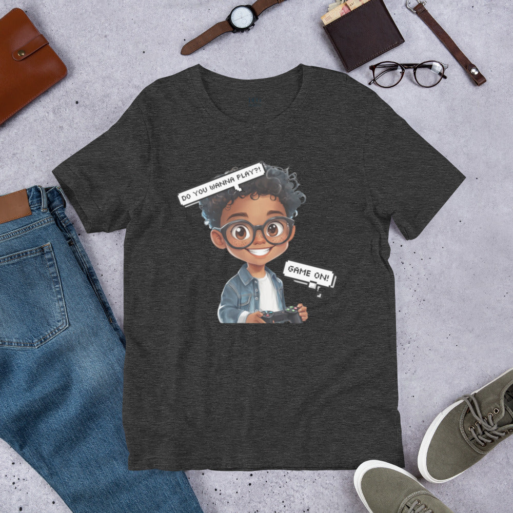 DUO MODERN "Little Gamer" Unisex T-Shirt for kids who love to play games