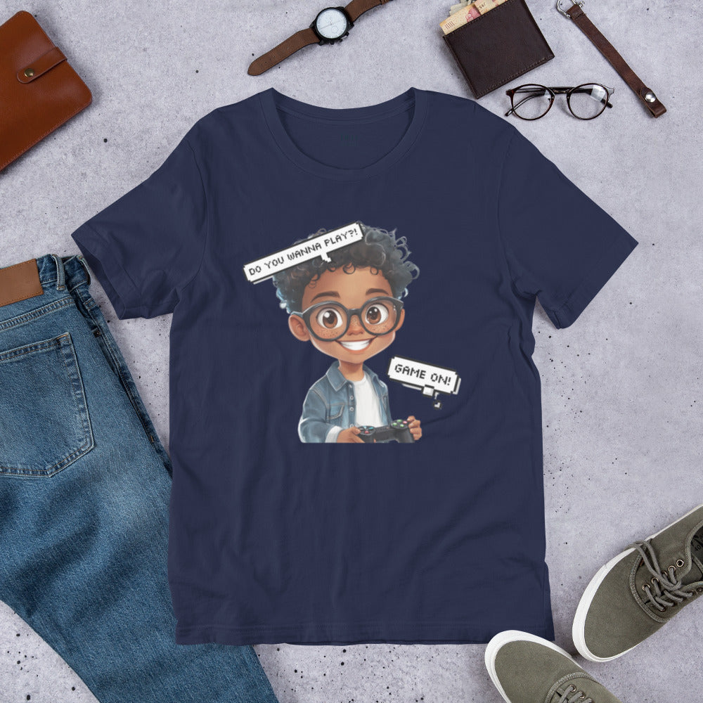 DUO MODERN "Little Gamer" Unisex T-Shirt for kids who love to play games
