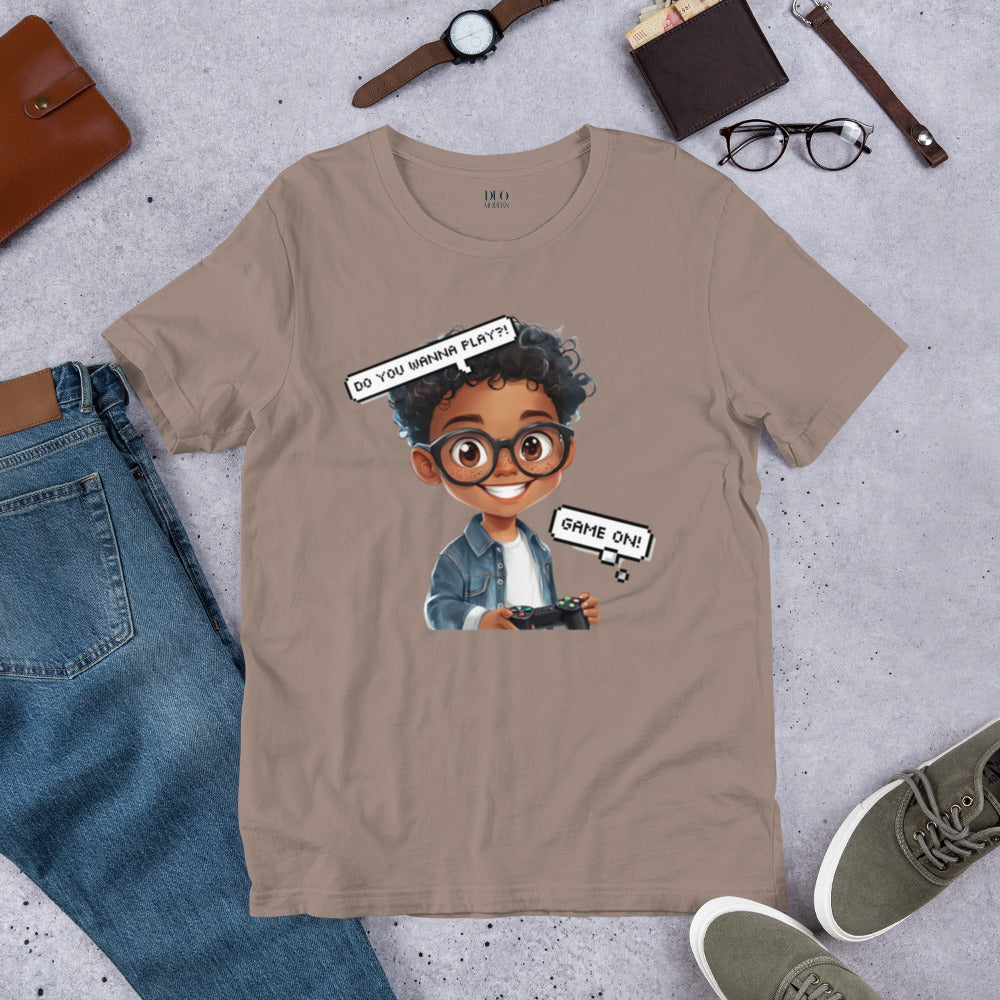DUO MODERN "Little Gamer" Unisex T-Shirt for kids who love to play games