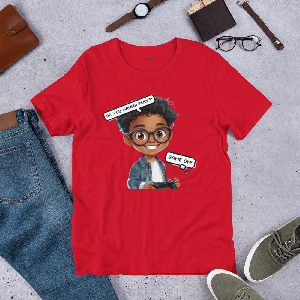 DUO MODERN "Little Gamer" Unisex T-Shirt for kids who love to play games