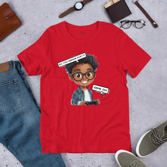 DUO MODERN "Little Gamer" Unisex T-Shirt for kids who love to play games