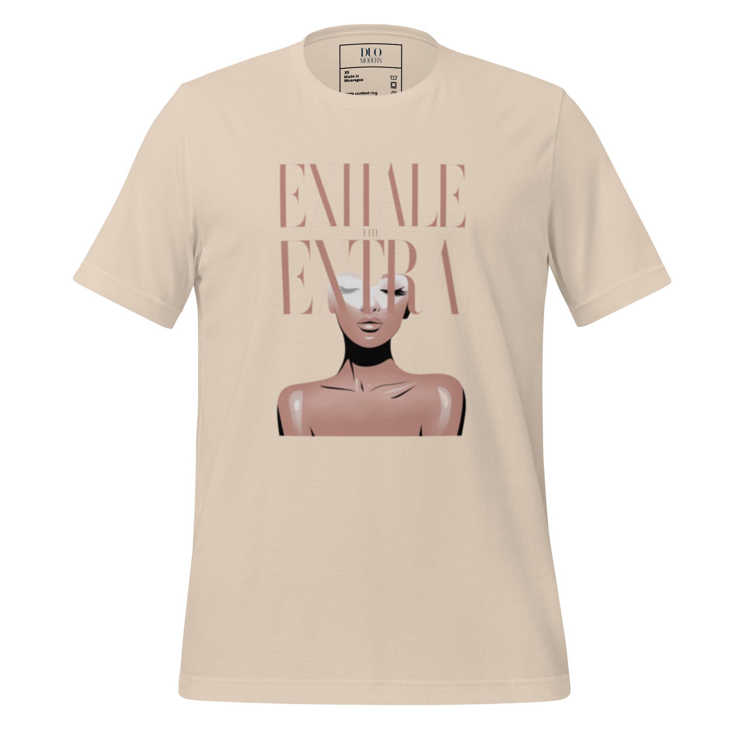 DUO MODERN "Exhale the Extra" Unisex T-shirt