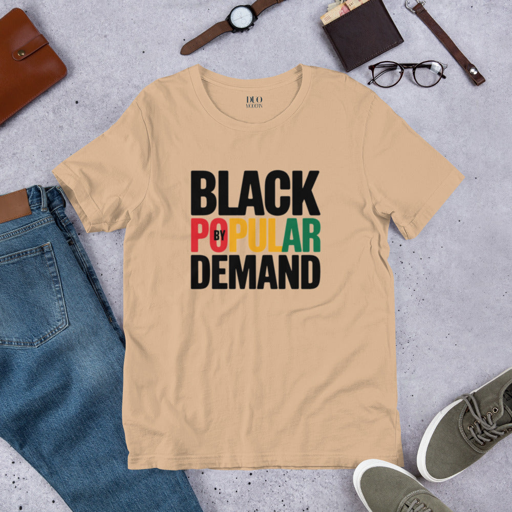 DUO MODERN "Black By Popular Demand" T-Shirt