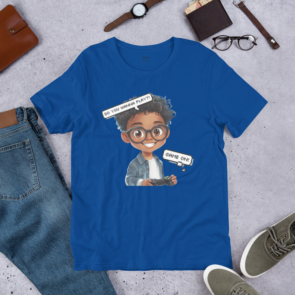DUO MODERN "Little Gamer" Unisex T-Shirt for kids who love to play games